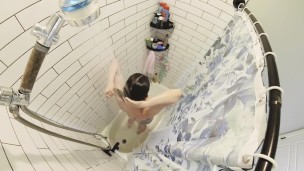 Hot body, steamy water—after-gym solo shower tease 😈 Full video on profile