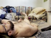 Chubby bear has fun with his dildos 16/16