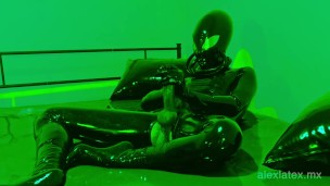 Alien’s sticky anal pleasure T3, fucking until I cum - Alex Latex