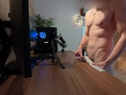 I couldn't resist fucking this soaking wet pussy and cumming inside of it! Loud moans & Close up cam 9/16