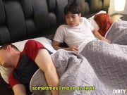 I SHARE A BED WITH GARRISON AND MY STEPSISTER AND I FUCK HER 9/16