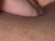 I fuck myself deep until soaking wet 💦 and finish rubbing my clit 😈🍑 Comment: Would you also slid