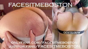 Under a tuscan bum! Facesitmeboston eats an Italian Ass