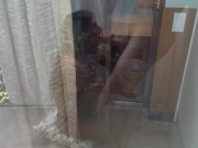 18 Year Old Slut Gets a MESSY FACIAL on a Hotel Balcony!! 10/16