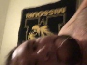 dirty talking spit on my own face, fingering my hole 12/16