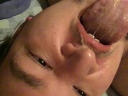 dirty talking spit on my own face, fingering my hole 6/16