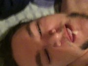 dirty talking spit on my own face, fingering my hole 8/16