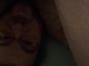 another quick self facial cum on face 14/16