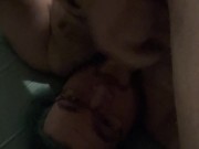 another quick self facial cum on face 2/16