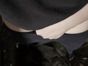 Dirty Female Masturbation in Public Place - IkaSmokS
