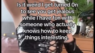 Femdom - it turns me on when you're jealous