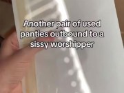 Used panties for a worshiper 15/16