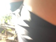Up Close Forest POV: Watch My Ass And Pussy Bounce As I Walk Just For You 5/16