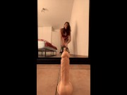 First footjob for a sexy french girl 4/16