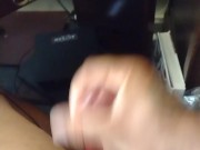 Daddy masturbating and cums on himself 4/16