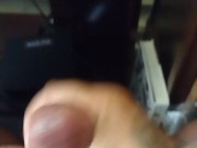 Daddy masturbating and cums on himself 8/16
