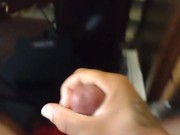 Daddy masturbating and cums on himself 9/16