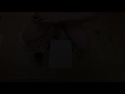 勃起書道〜克己〜オナニーを芸術に変換する男｜Erection Calligraphy 〜self‐control〜 - Screenshot 1 of 16 - HD