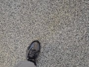 Uncut Pissing in a Public Urinal at a Gas Station 1/16