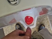 Uncut Pissing in a Public Urinal at a Gas Station 13/16