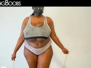 Massive ebony tits bouncing 8/16