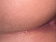 Wet fucking pussy . Fucking and spanking her ass up close 2/16