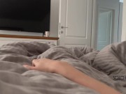 I masturbate in my stepbrother's bed in the morning. Don't tell anyone 16/16