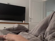 I masturbate in my stepbrother's bed in the morning. Don't tell anyone 2/16