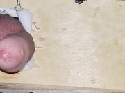 Sissy Emma has quick hands free milking on new fuck machine bench 4/16