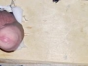 Sissy Emma has quick hands free milking on new fuck machine bench 5/16