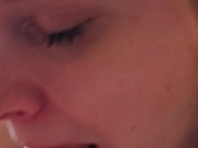 He won't stop cumming in my mouth 1/16