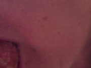 He won't stop cumming in my mouth 13/16