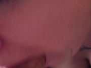 He won't stop cumming in my mouth