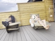 She looked down at the street while stroking me 😮‍💨 Full video on profile 9/16