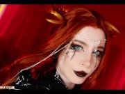 Lusty Succubus stripped a gamer of his Virginity. Femdom, Rimming, Strapon - MollyRedWolf 2/16