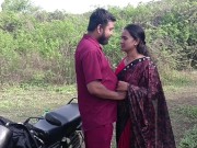 Desi indian Marathi kavita bhabhi doggy style position fuck in jungle 1/16