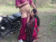 Desi indian Marathi kavita bhabhi doggy style position fuck in jungle 5/16
