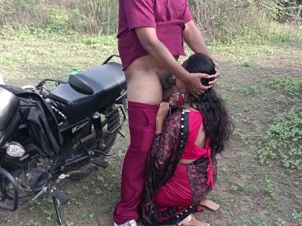 Desi indian Marathi kavita bhabhi doggy style position fuck in jungle