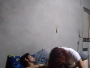 Nuevamente mi hijastro me coge y dejo que termine dentro 4/16