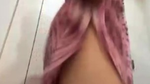 Extreme masturbating in the locker room