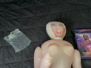 EDEN PLEASURE PRODUCTS - Sweet Jasmine Blowup (Inflatable) Sex Doll opening box 15/16