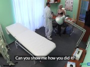 She's trying to explain to her Doctor that she LOVES ROUGH SEX - Fake Hospital 3/16