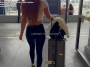 GLORY HOLE - I sucked and swallowed the cum of 12 strangers in front of my cuckold 3/16