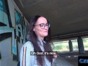 Czech XXX - Sweet ass Czech is fucked in public under a bridge 1/16