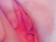 Laying on the couch.. would you be able to keep your fingers out of this pussy? 15/16