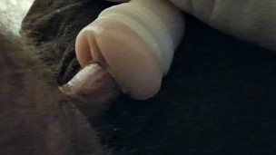 First time with Fleshlight (Riley Reid) creampie