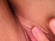 Playing with my tight asshole and pussy