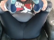 Made to worship my big long socked arched scrunchie soles 3/16