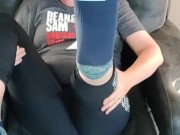 Made to worship my big long socked arched scrunchie soles 4/16