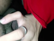 Mi hermanastra cachonda entra a mi cuarto luego de una fiesta y termina en noche feliz 14/16